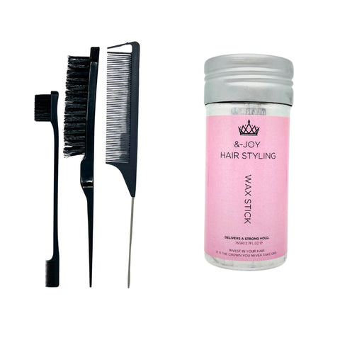 Roze Wax Stick Haar Slick Look