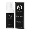 Phoenix Hair Products Curl Foam voor het definiëren van natuurlijke krullen, het verminderen van pluis en het verzorgen van krullend haar.